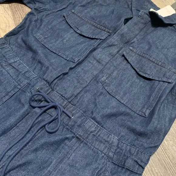 Levi’s x Free People Oversized Cotton Denim Jumpsuit Small - Picture 5 of 7
